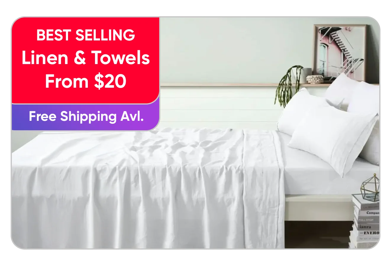 Best Selling Linen & Towels - From $20