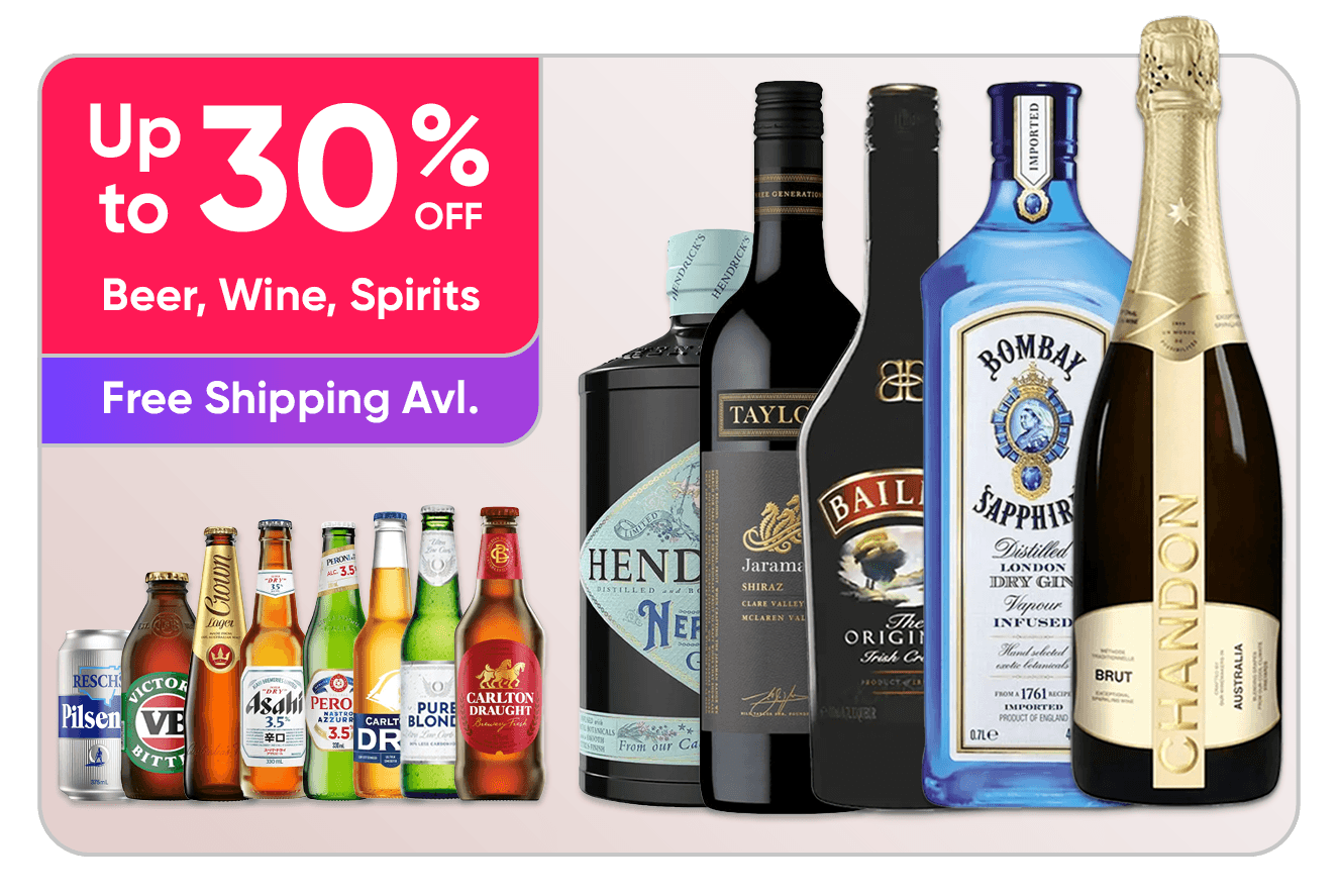 Up to 30% off Alcohol Specials