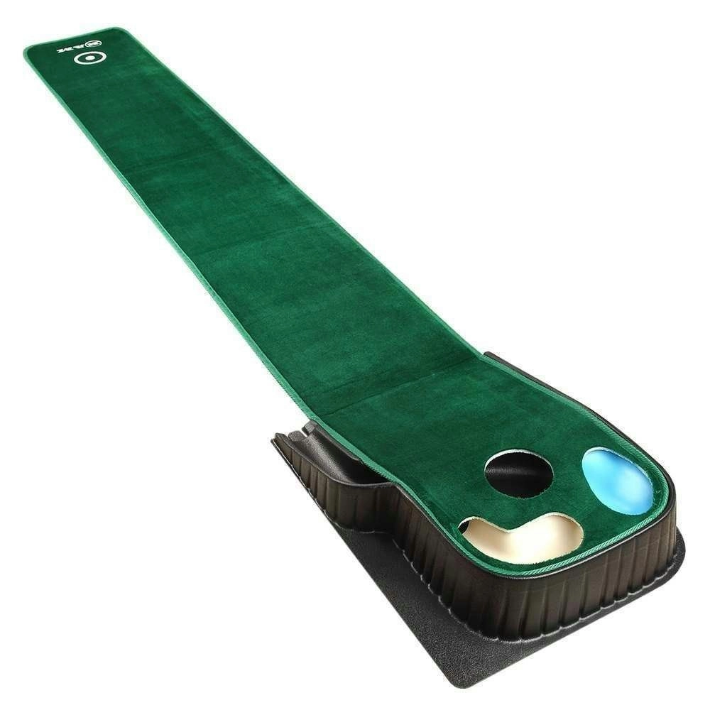 RAM Golf 2.4M Putting Mat with Dual Speed Grain and Auto-Return