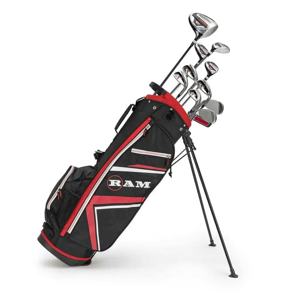RAM Golf Accubar Plus Men Right Graphite/Steel -1 Inch Golf Clubs Set, Regular Flex