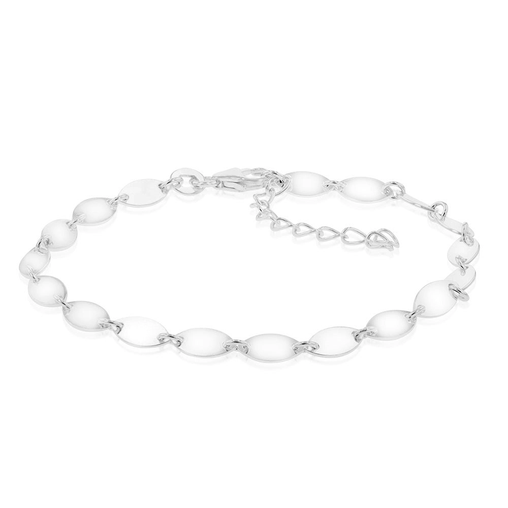 Sterling Silver Fancy 16+3cm Bracelet