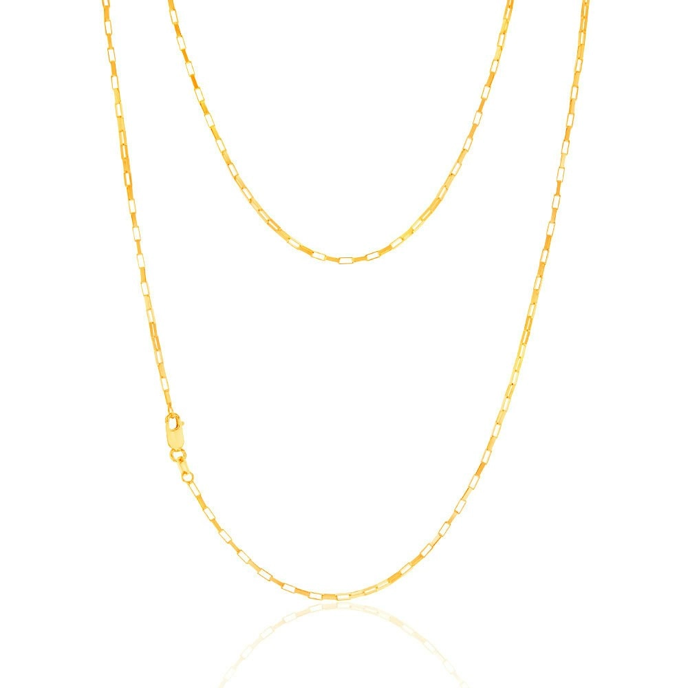 9ct Yellow Gold Fancy 26 Gauge 50cm Chain