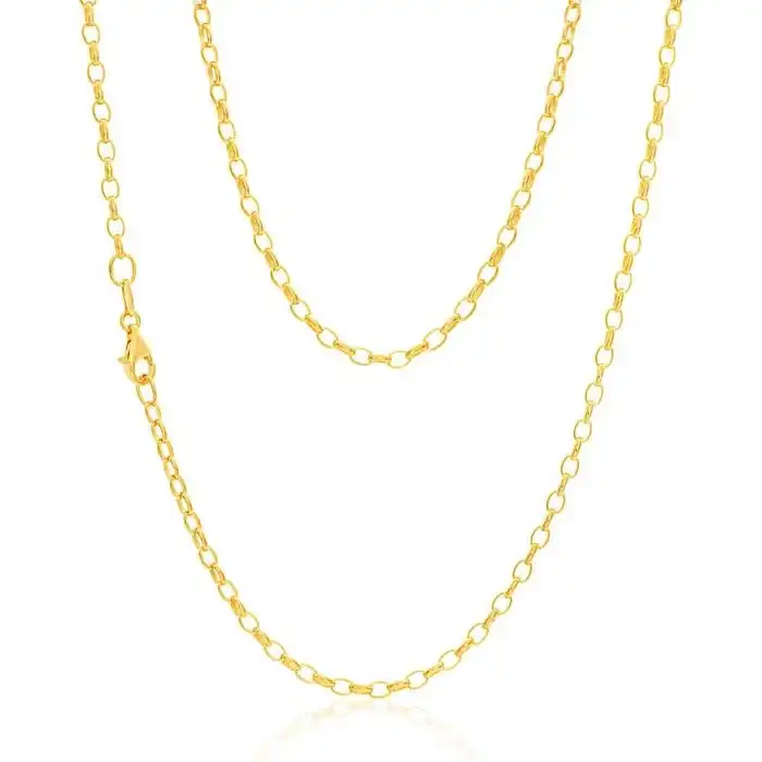 9ct Yellow Gold Enticing Belcher Chain