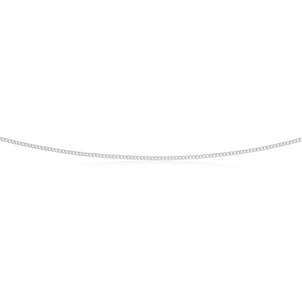 Sterling Silver 45cm 40 Gauge Curb Chain