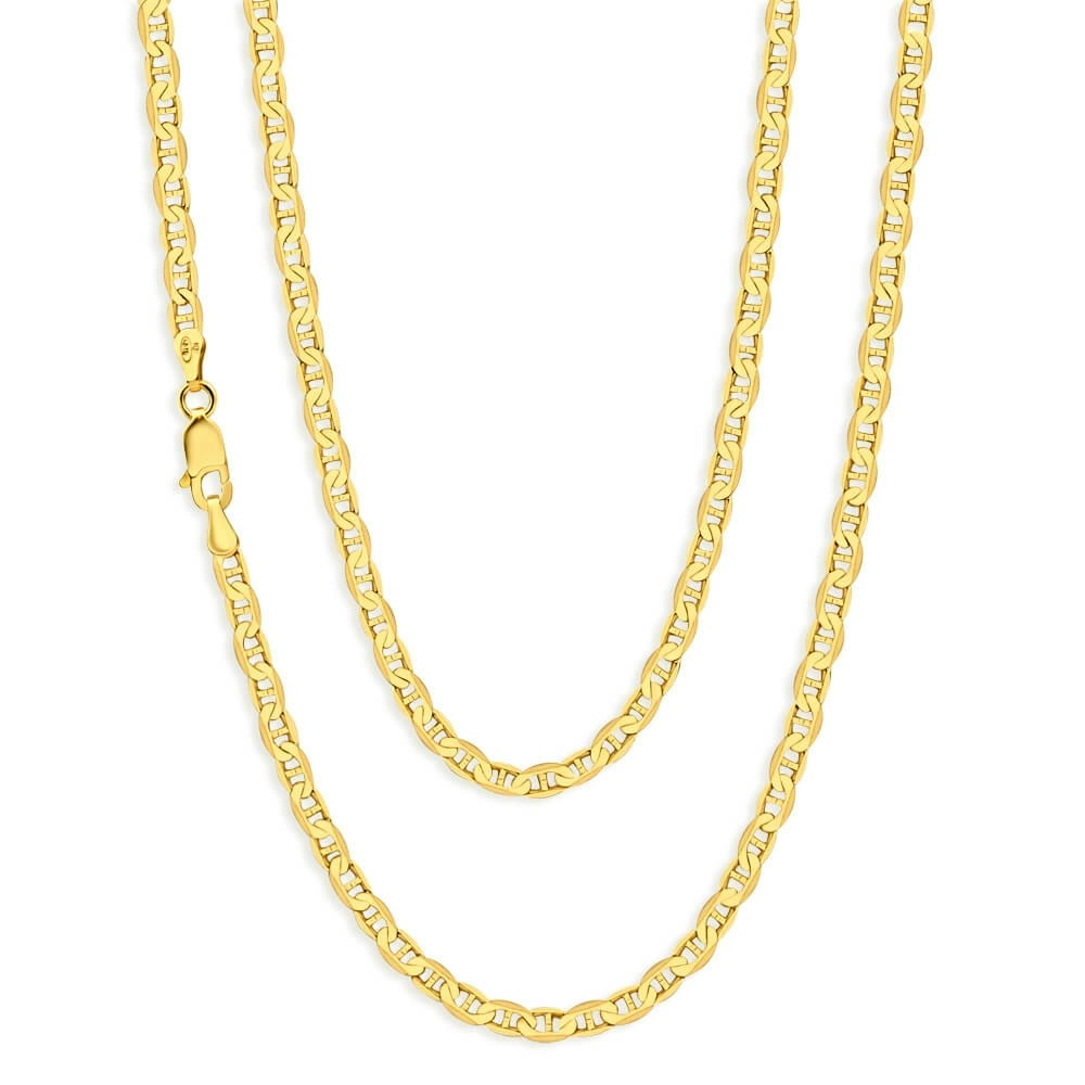 9ct Charming Yellow Gold Anchor Chain