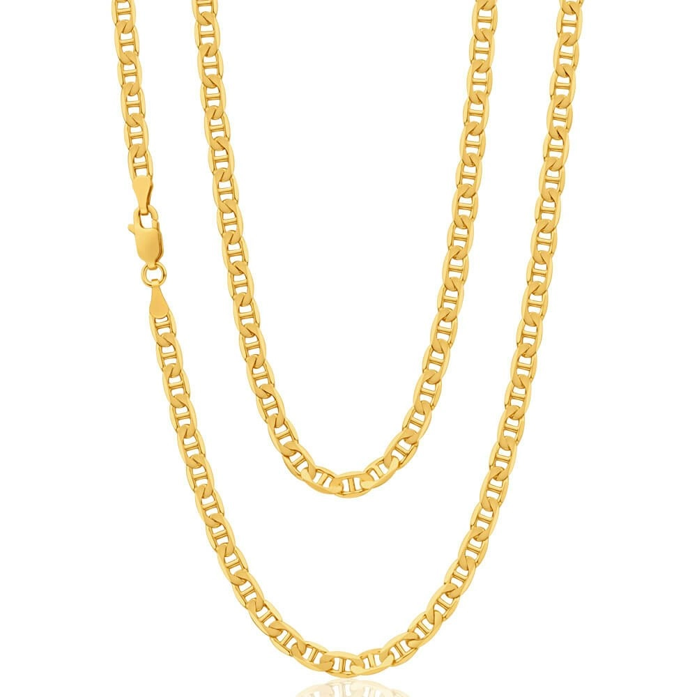 9ct Elegant Yellow Gold Anchor Chain