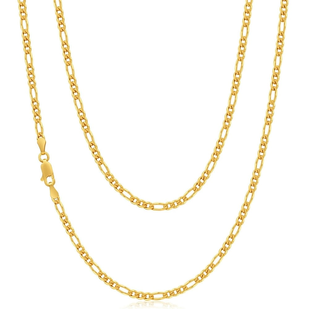 9ct Yellow Gold Alluring Figaro Chain