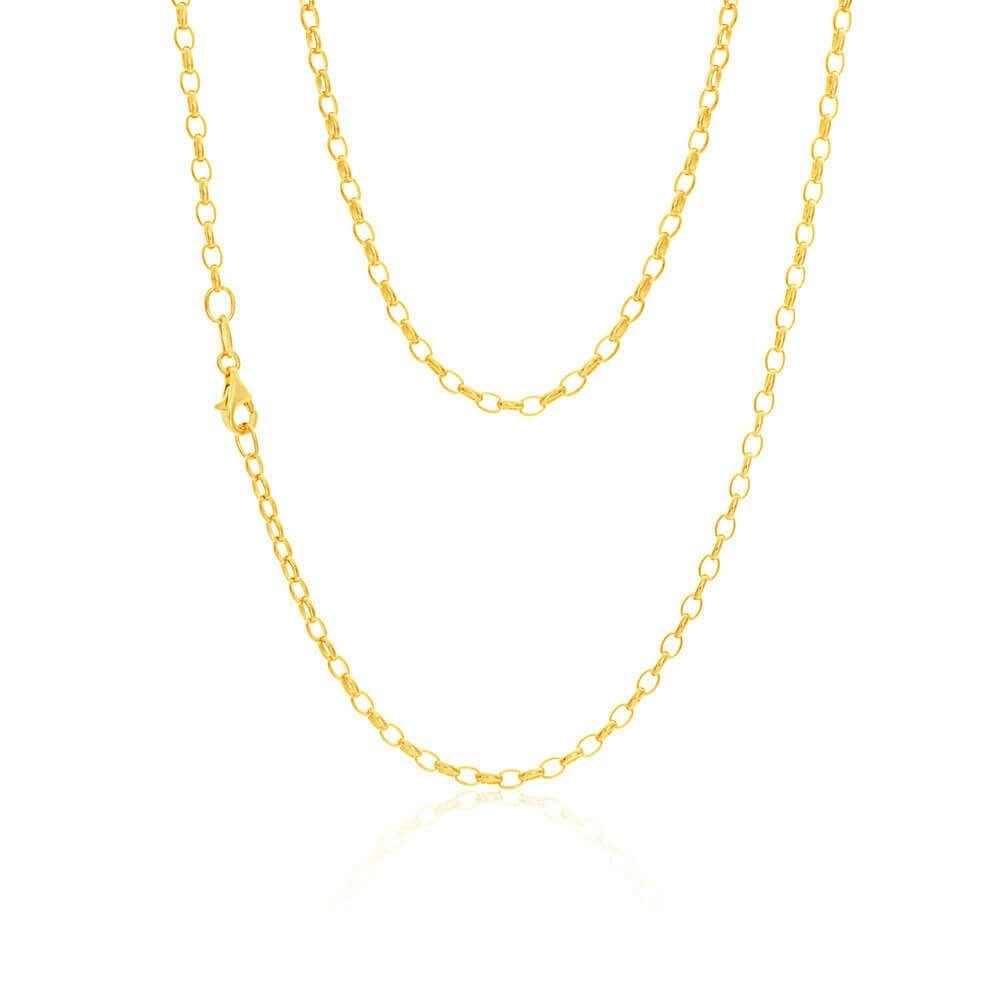 9ct Yellow Gold Delightful Belcher Chain