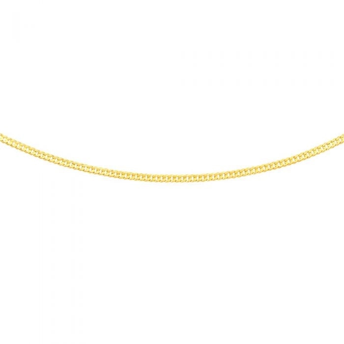 9ct Yellow Gold Curb Chain 50cm 90 Gauge