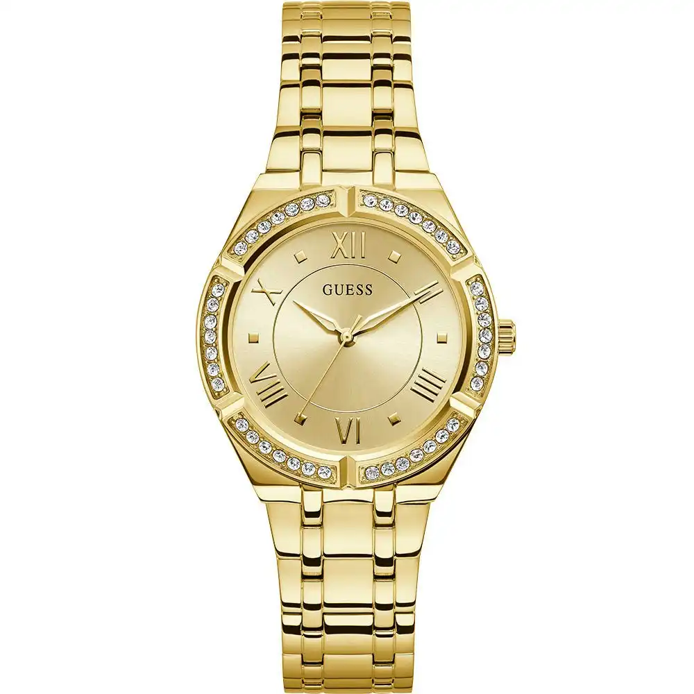 Guess Cosmo GW0033L2 Gold Tone Stone Set Womens