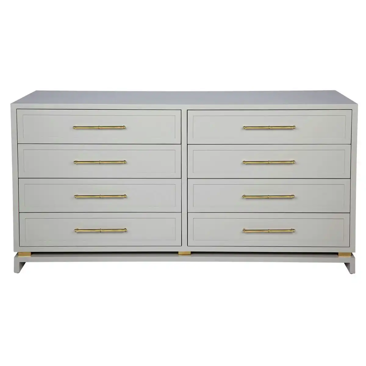 Pearl 8 Drawer Chest - Grey