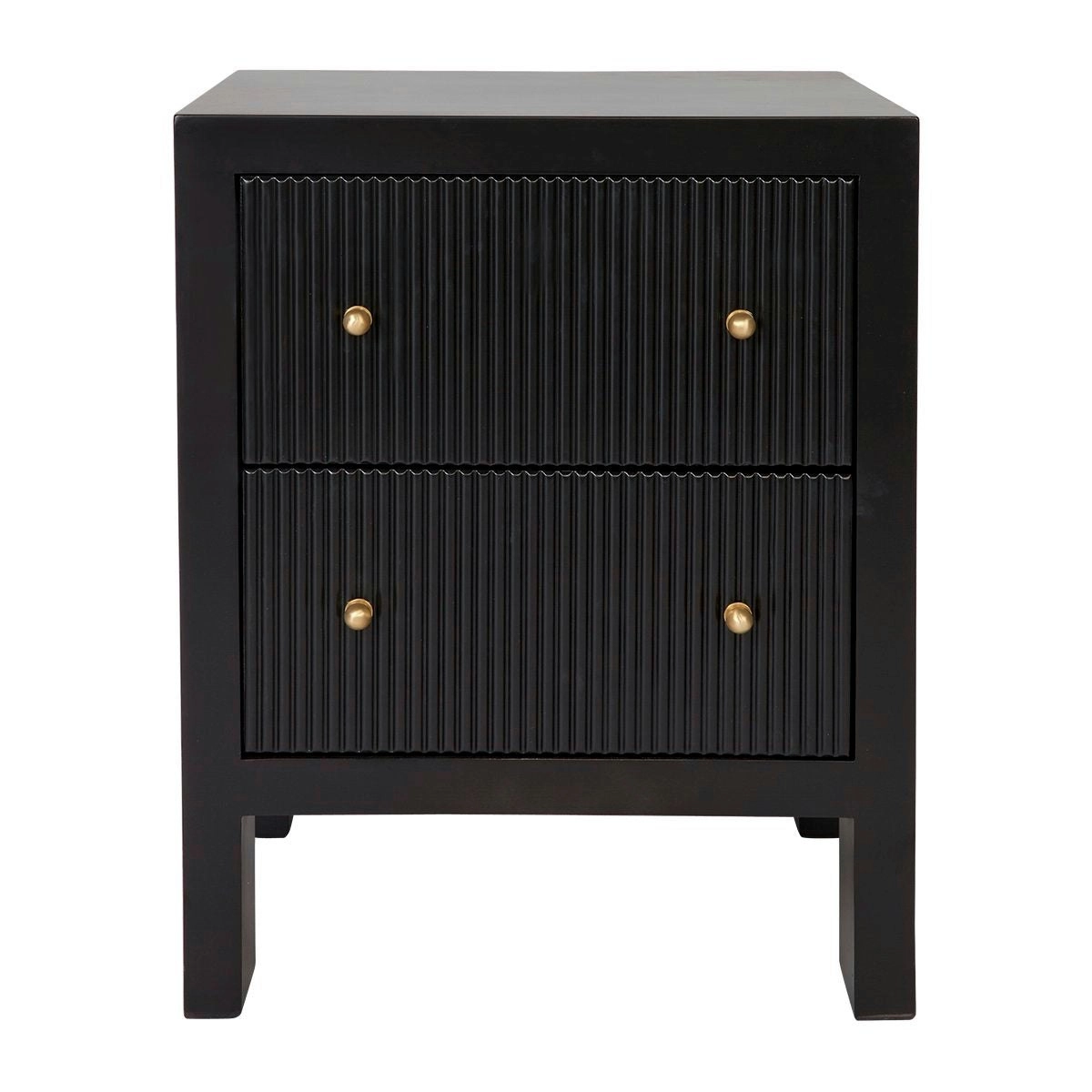 Ariana Bedside Table - Small Black