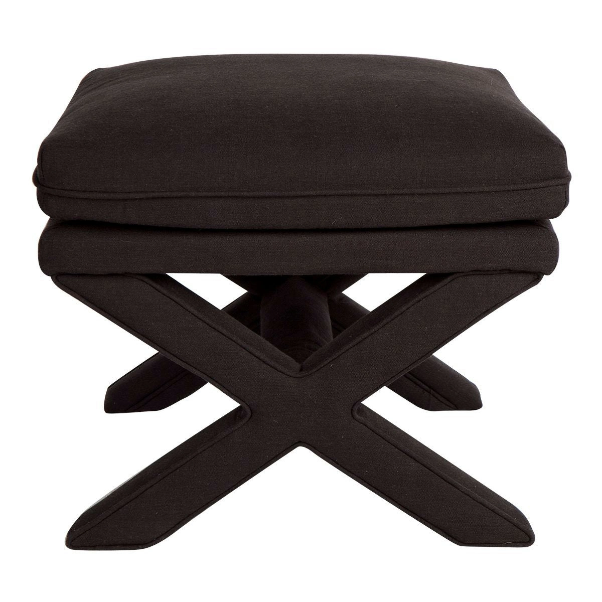 Candace Stool - Black Linen