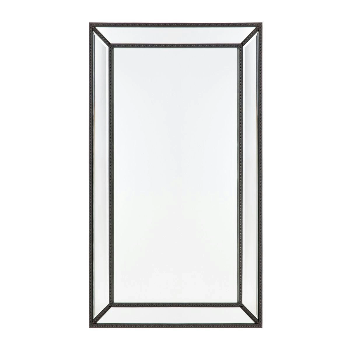 Zeta Wall Mirror - Medium Black