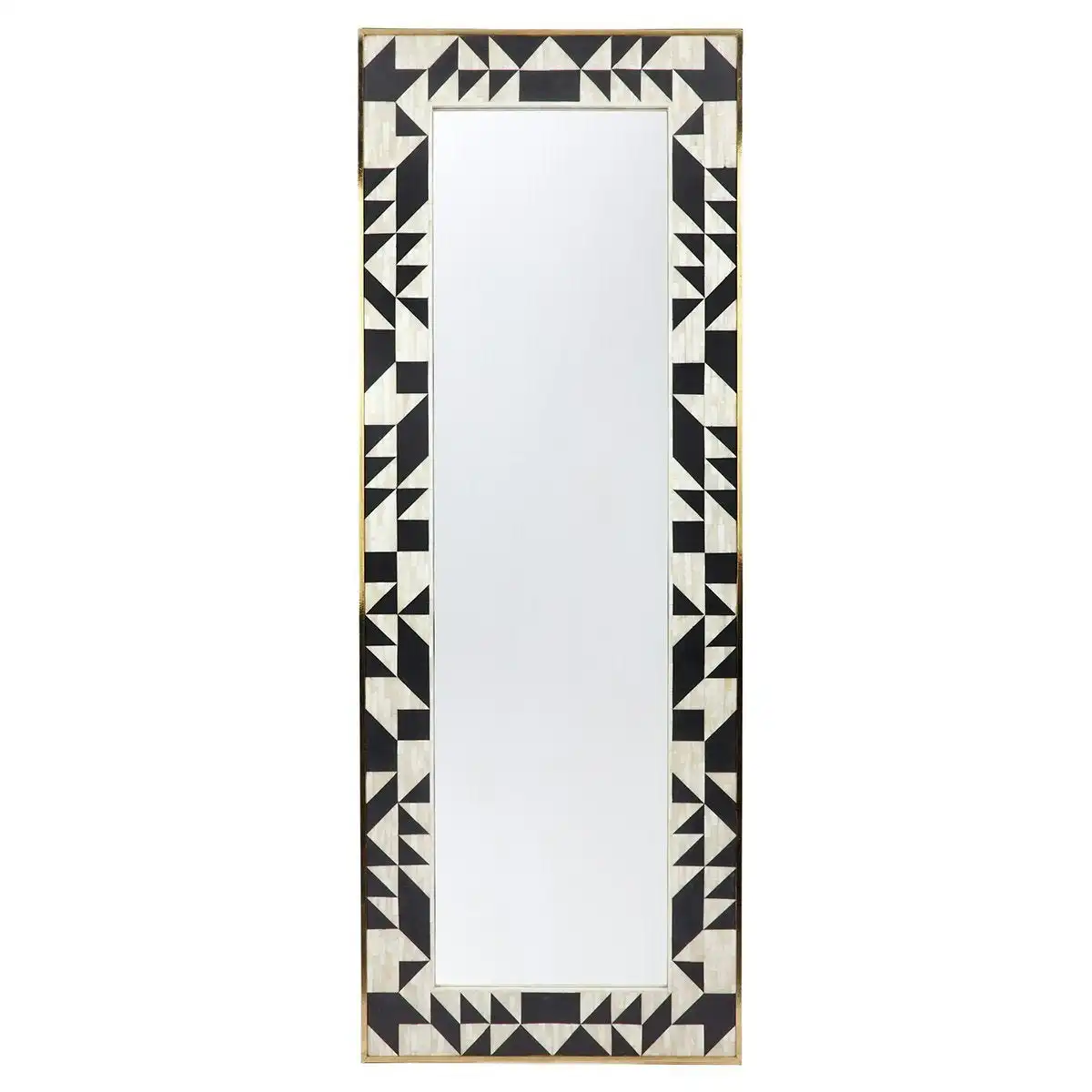 Huxley Bone Inlay Floor Mirror