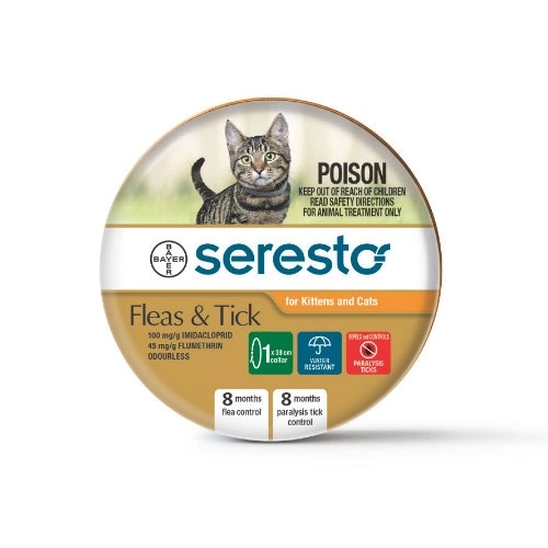 Seresto flea collar for kittens and cats 1 Piece ORANGE