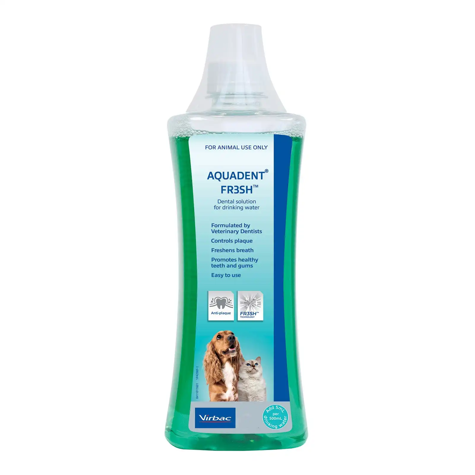 AquaDent FRESH Water Additive for Dogs and Cats 500 mL