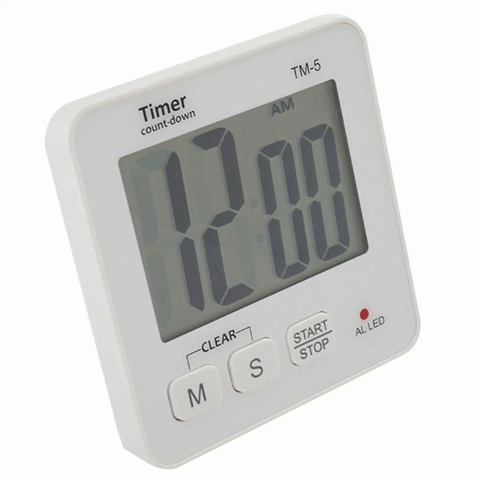 Todo Digital LCD Countdown Timer 100min Magnetic Clock Count Down Alarm Kitchen Sport
