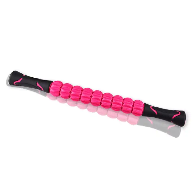 Muscle Roller Stick Roll Massage Tool For Sore Tight Muscles Cramps Pink