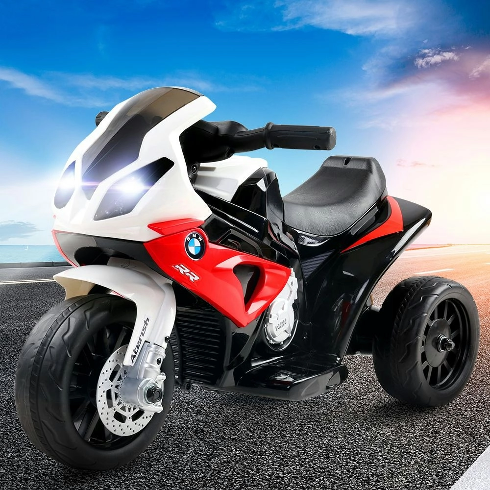 Kids Electric Ride On Car Police Motorcycle Motorbike BMW Licensed S1000RR Red