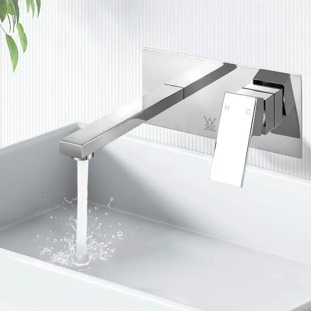 Cefito Bathroom Basin Mixer Tap Separate Faucet Vanity Laundry Chrome