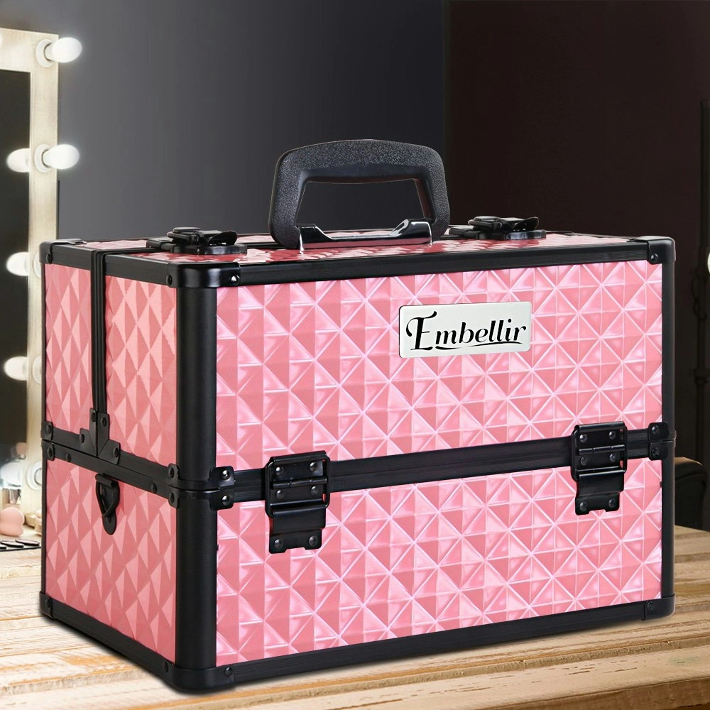 Embellir Beauty Case Makeup Travel Bag Organiser Storage Large Jewellery Box