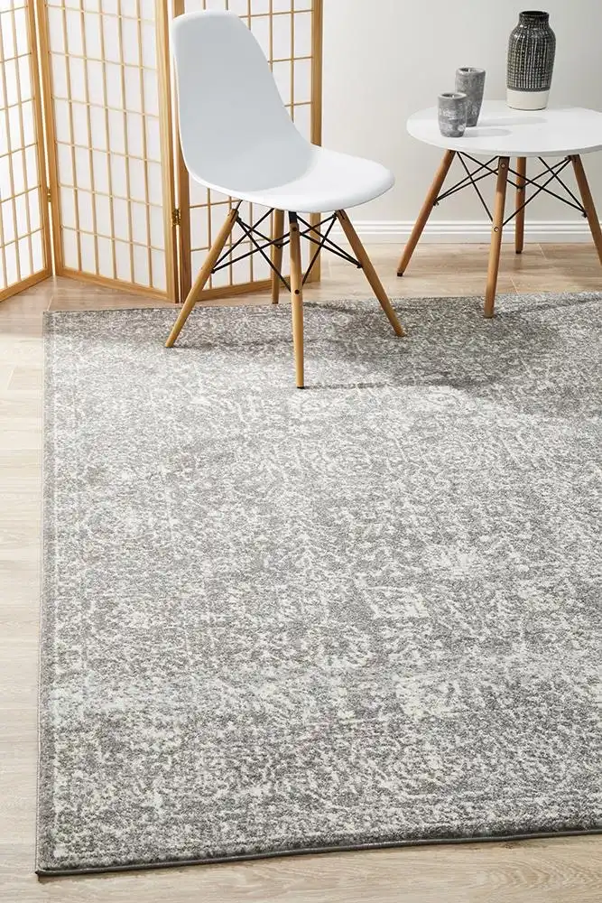 Rug Culture Evoke Homage Grey Transitional Rug