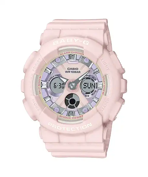 Baby G Digital & Analogue Watch Pastel Series BA130WP-4A