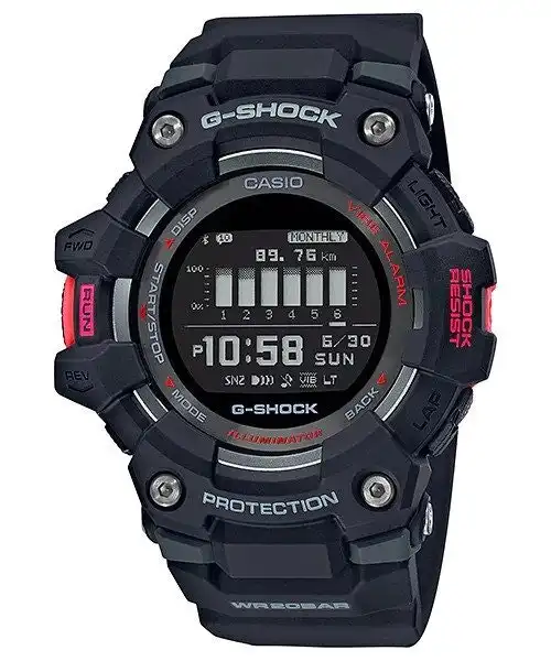 G-Shock Digital Bluetooth Fitness Watch G Squad Series GBD100-1D