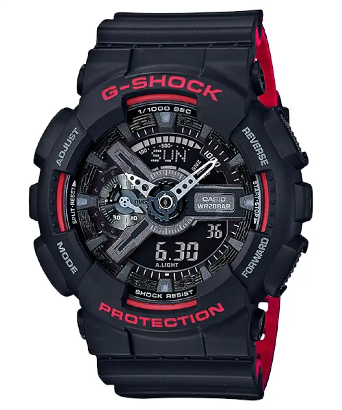 G-Shock Digital & Analogue Watch Rose Gold Series GA110HR-1A
