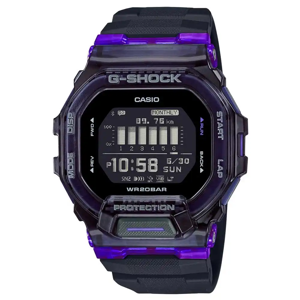 G-Shock Digital Bluetooth Fitness Watch G Squad Series GBD200SM-1A6