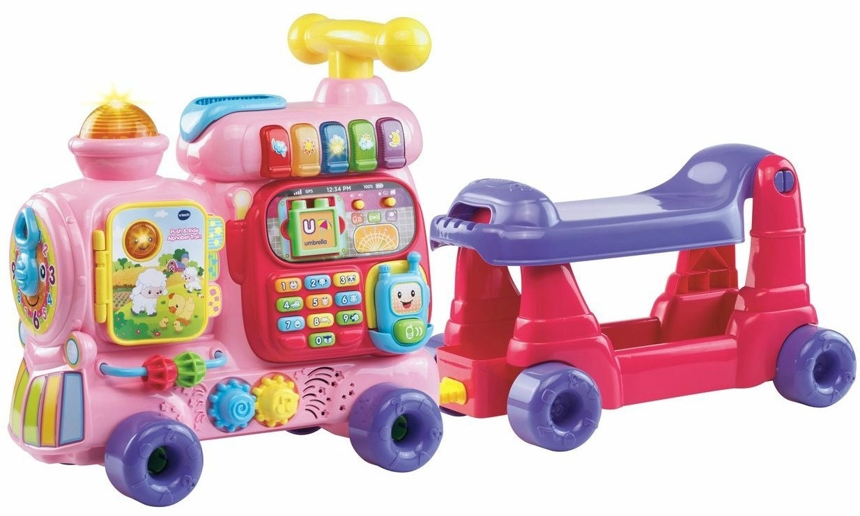 VTech Push & Ride Alphabet Train - Pink