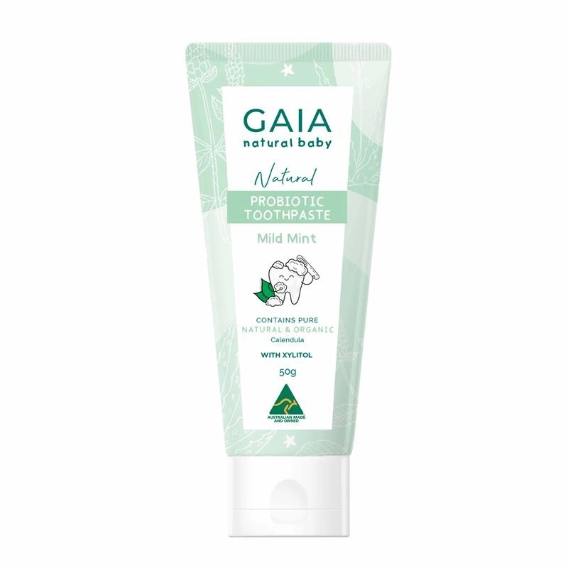 Gaia Natural Baby Probiotic Toothpaste Mild Mint 50g