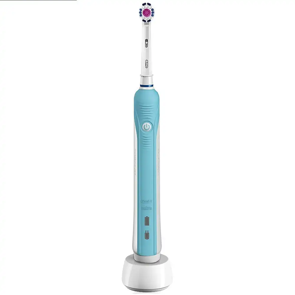 Oral B Electric Rechargeable Power Toothbrush Pro 500 3D Dental Care White