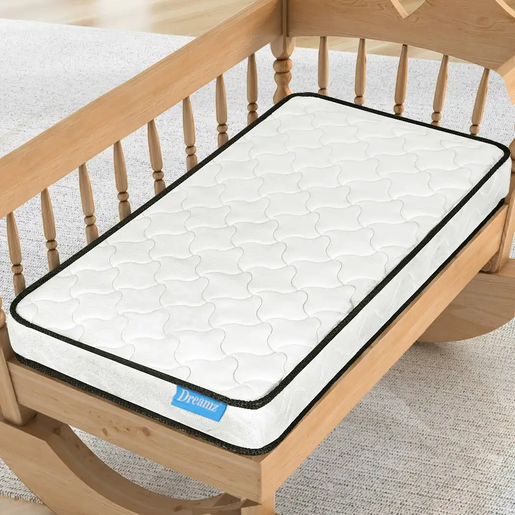 Dreamz Baby Kids Spring Mattress Bed Cot Crib Breathable Firm Foam 13cm Thick
