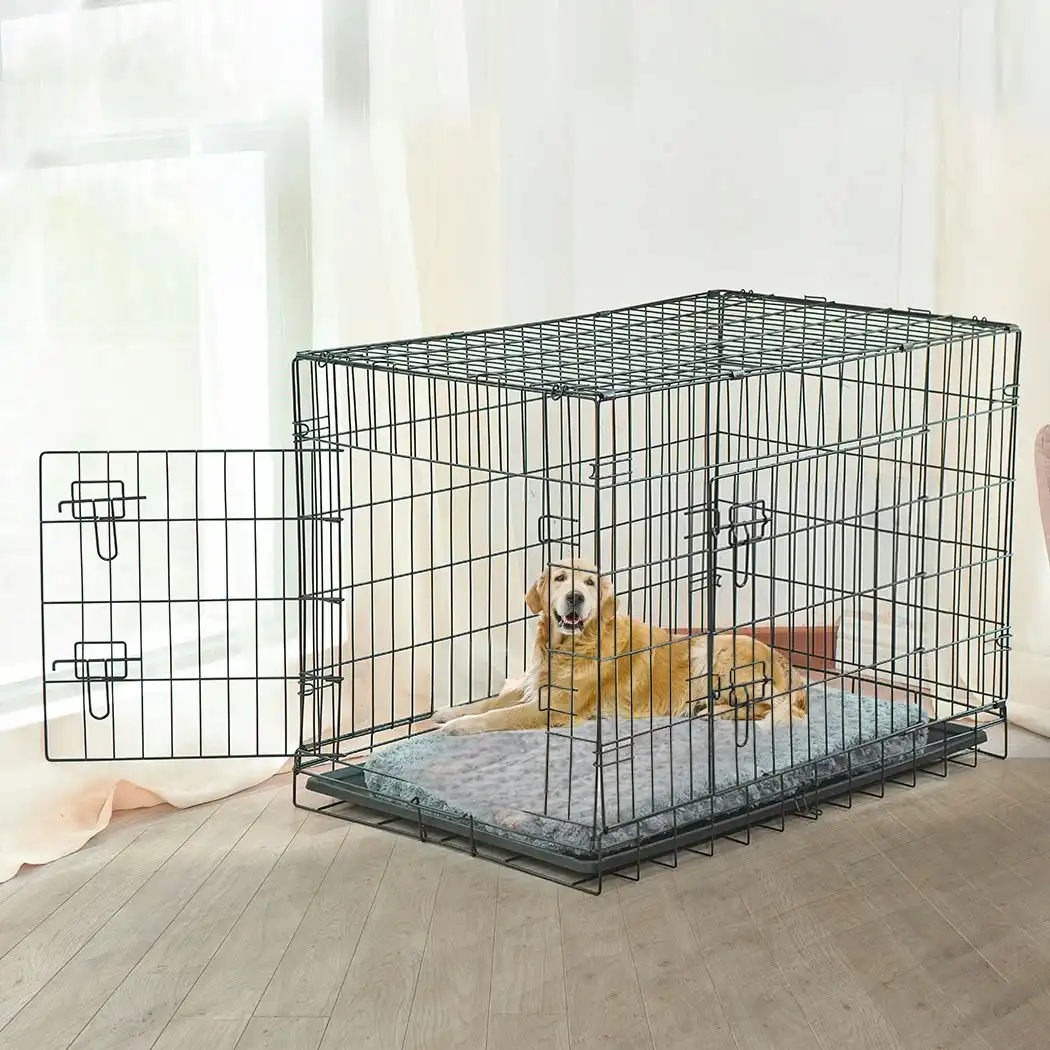 Pawz Pet Dog Cage Crate Kennel Portable Collapsible Puppy Metal Playpen 42"