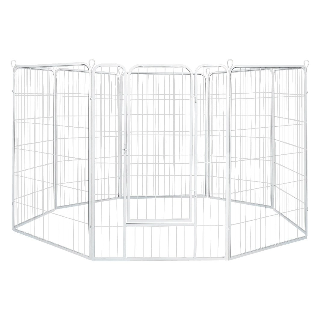 Pawz 8 Panel 48'' Pet Dog Playpen Puppy Exercise Cage Enclosure Fence Metal