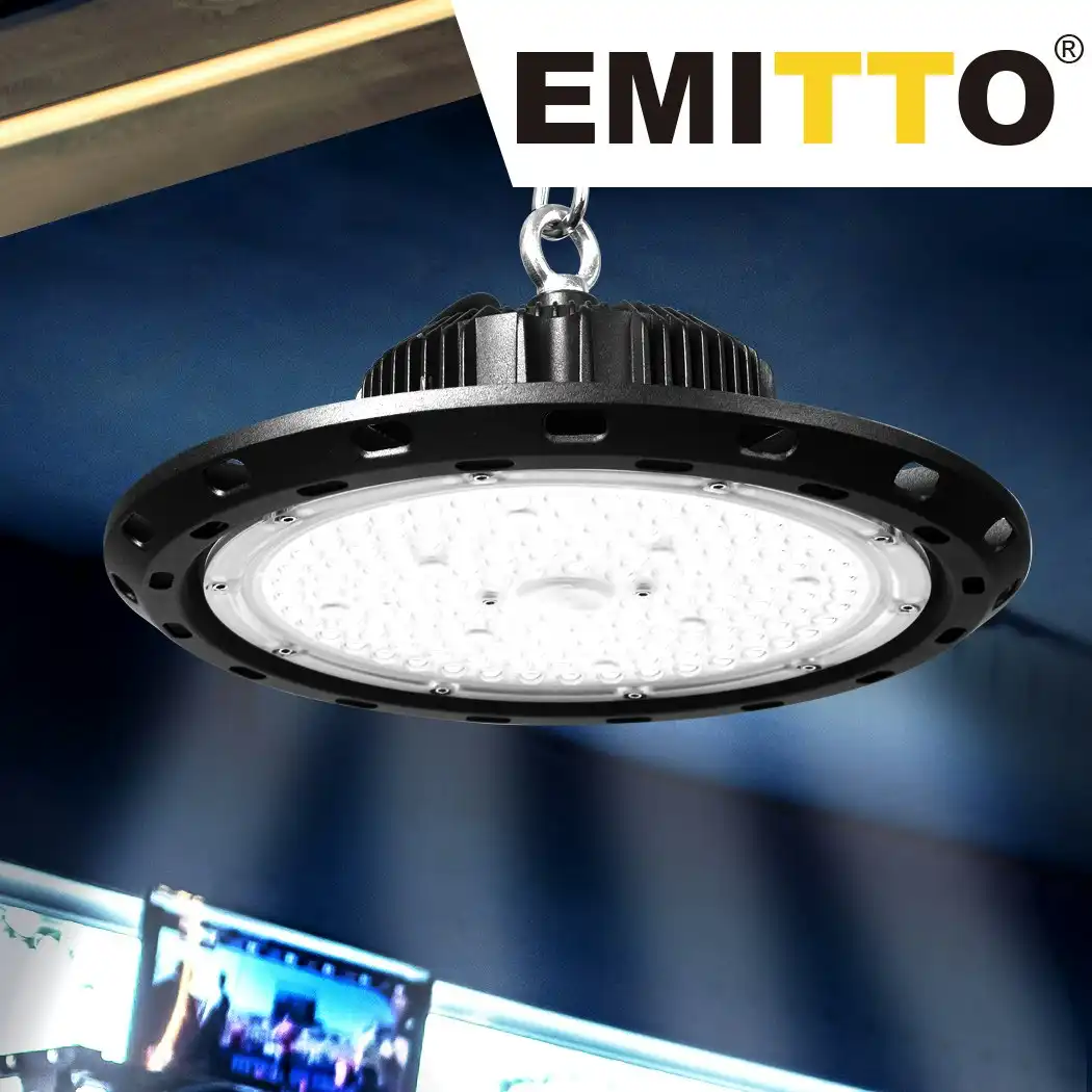 Emitto UFO High Bay LED Lights Warehouse Light Workshop  Factory Industrial Lamp