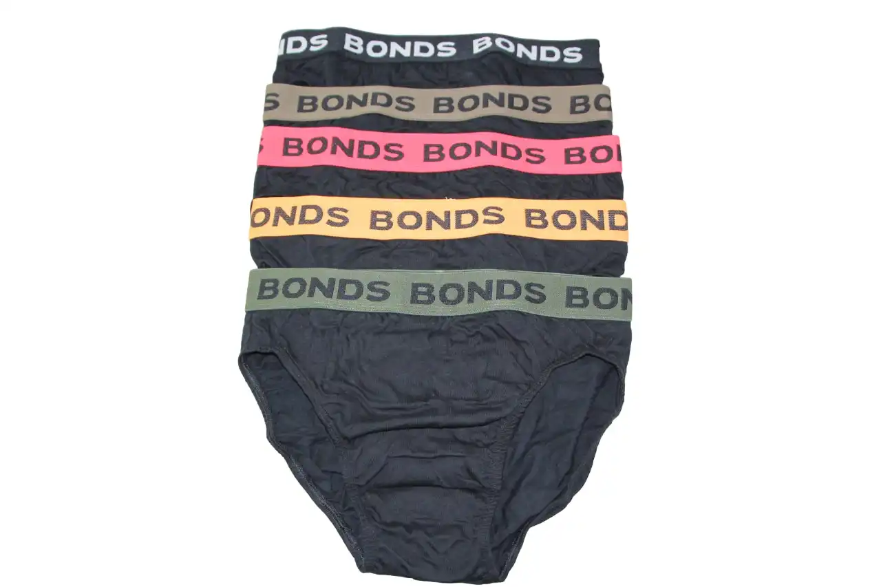25 Pairs X Bonds Mens Hipster Brief Underwear Black Briefs 05K Pack