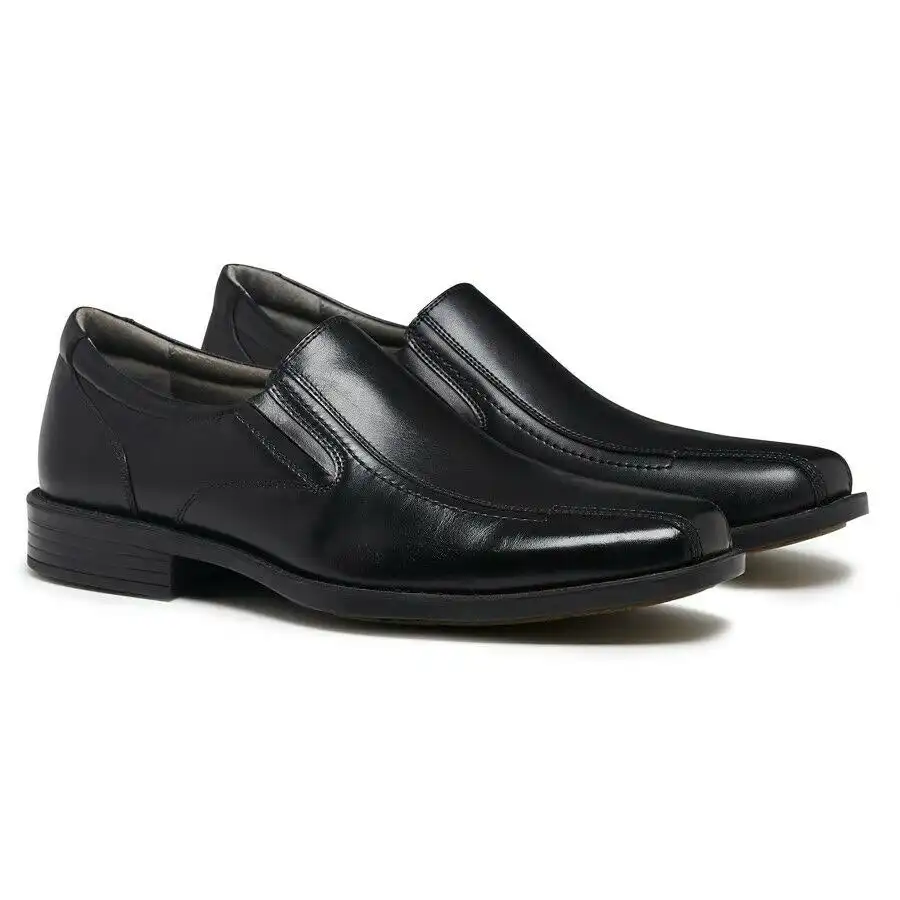 Mens Julius Marlow Melbourne Black Leather Slip On Shoes Work Formal Shoe