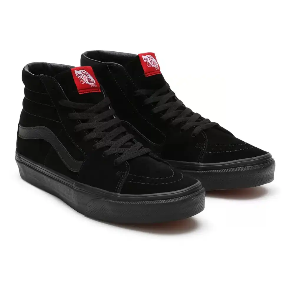 Mens Vans Sk8-Hi High Top Skate Shoes Black/Black