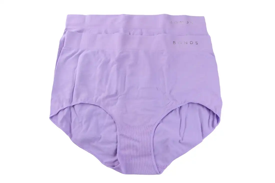 12 Pairs X Bonds Womens Seamless Full Brief Underwear Violet