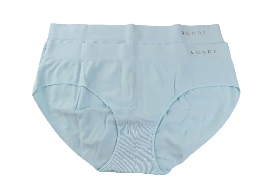 6 Pairs X Bonds Womens Seamless Midi Underwear Light Blue