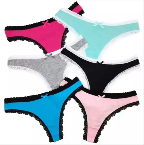 24 X Womens Sheer Spandex/Cotton Briefs -Assorted Colours Underwear Undies 87415