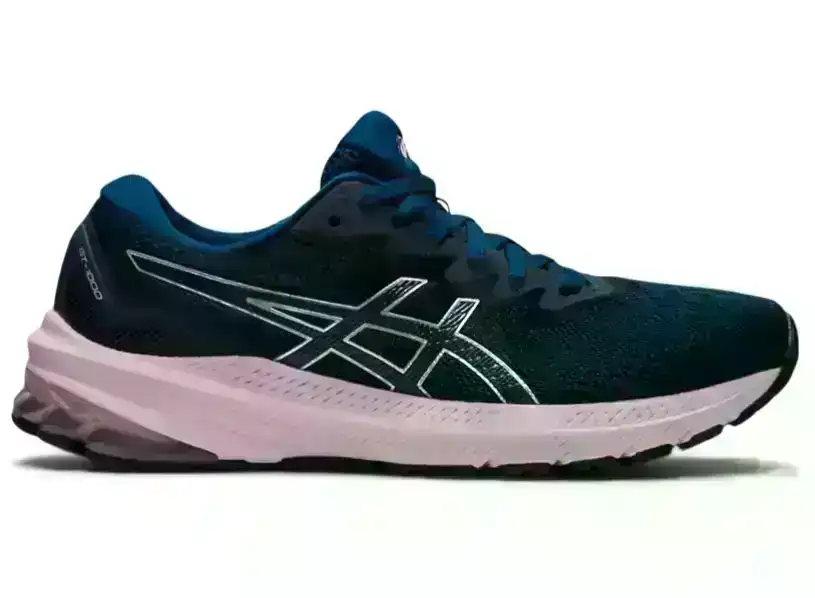 Womens Asics Gt-1000 11 Mako Blue/Barely Rose Athletic Running Shoes