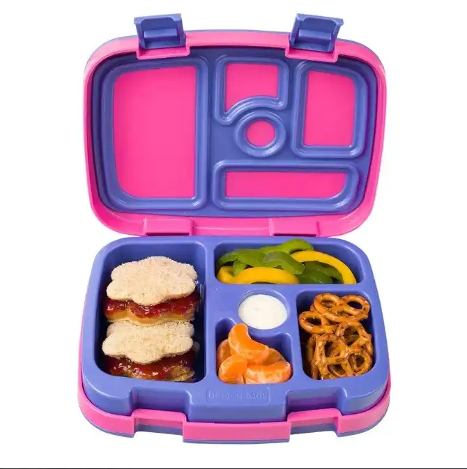 3 x Bentgo Kids Brights Lunch Box Container Storage Fuchsia