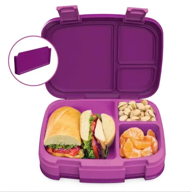 4 x Bentgo Fresh Version 2 Lunch Box Container Storage Purple