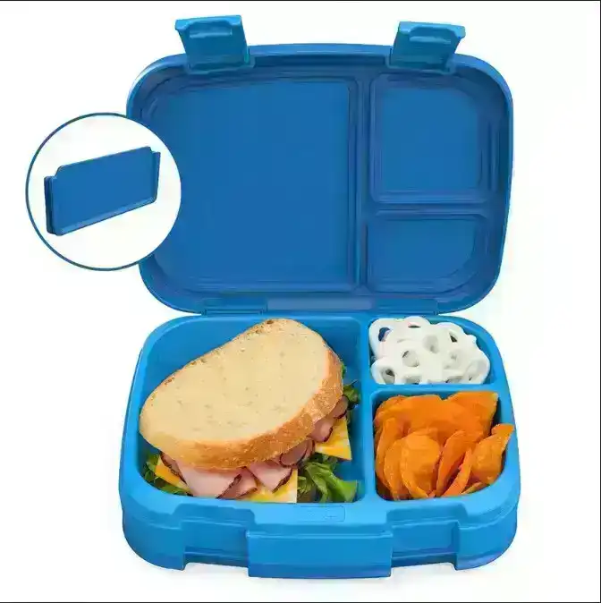 4 x Bentgo Fresh Version 2 Lunch Box Container Storage Blue