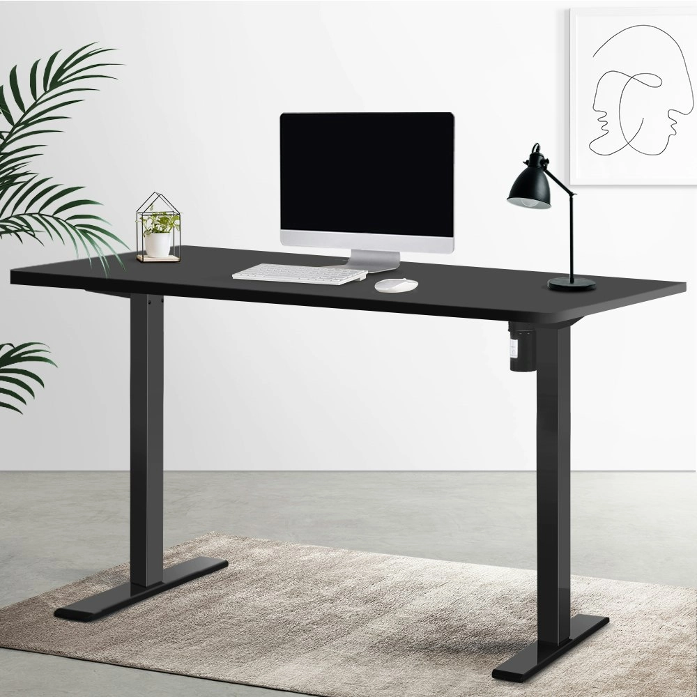 Artiss Standing Desk Motorised Black 120CM