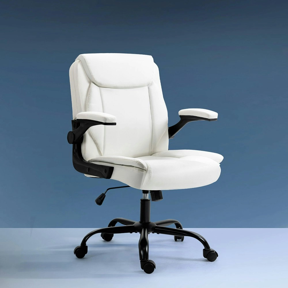 Artiss Executive Office Chair Mid Back White